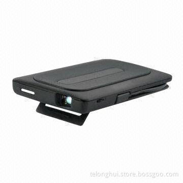 Mini DLP LED Projector for Mobile Phone, Built-in 1850mAh Power Bank, 640 x 480p, 1000:1